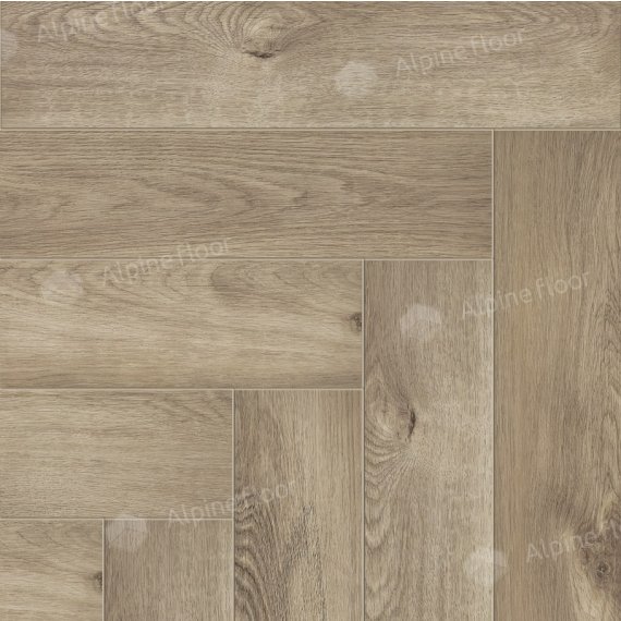 Кварц-винил Alpine Floor Parquet Light ECO 13-5 Дуб Натуральный отбеленный